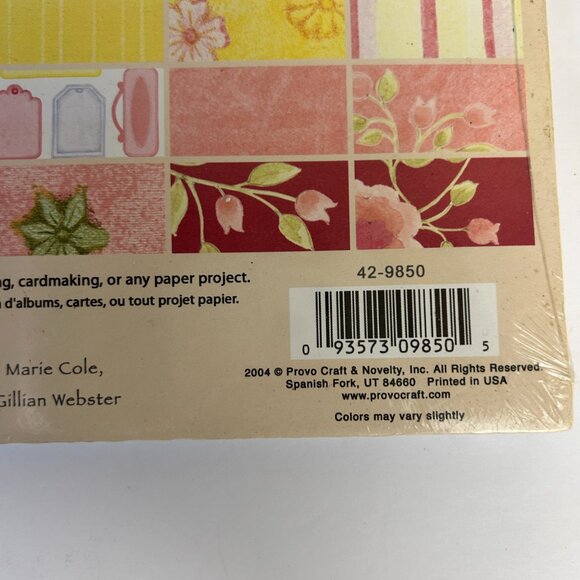 Provo Craft Cardstock Paper Pack 8x8 SLAB Lot of 2 90 Sheets New Sealed - Picture 2 of 7